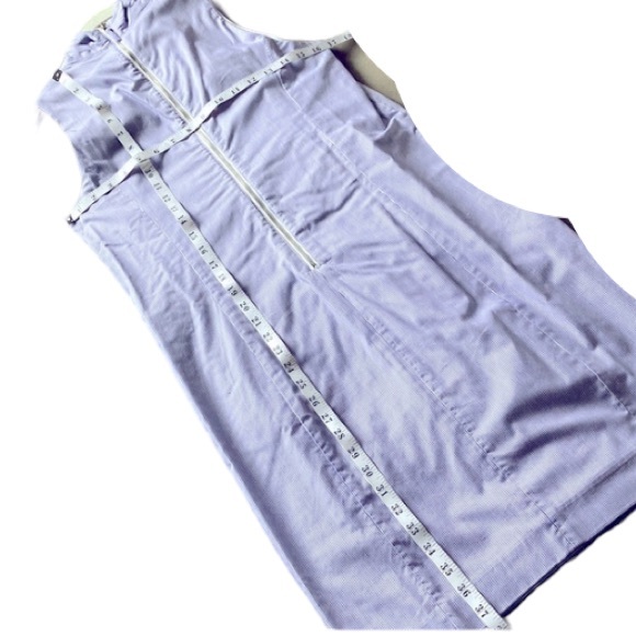 Banana Republic Pinstripe Bow Tie Sheath Dress 4 - Picture 5 of 6